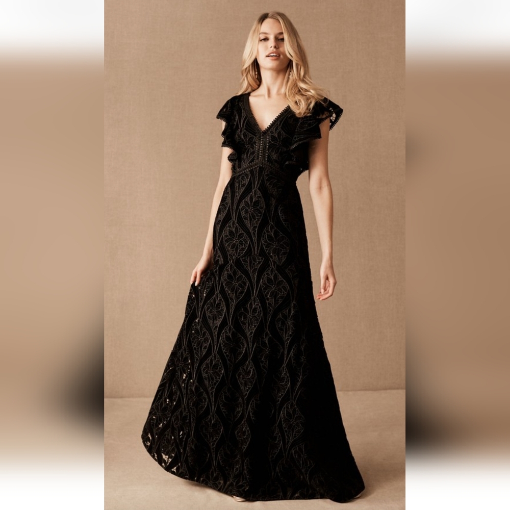 ml monique lhuillier Velvet Dress